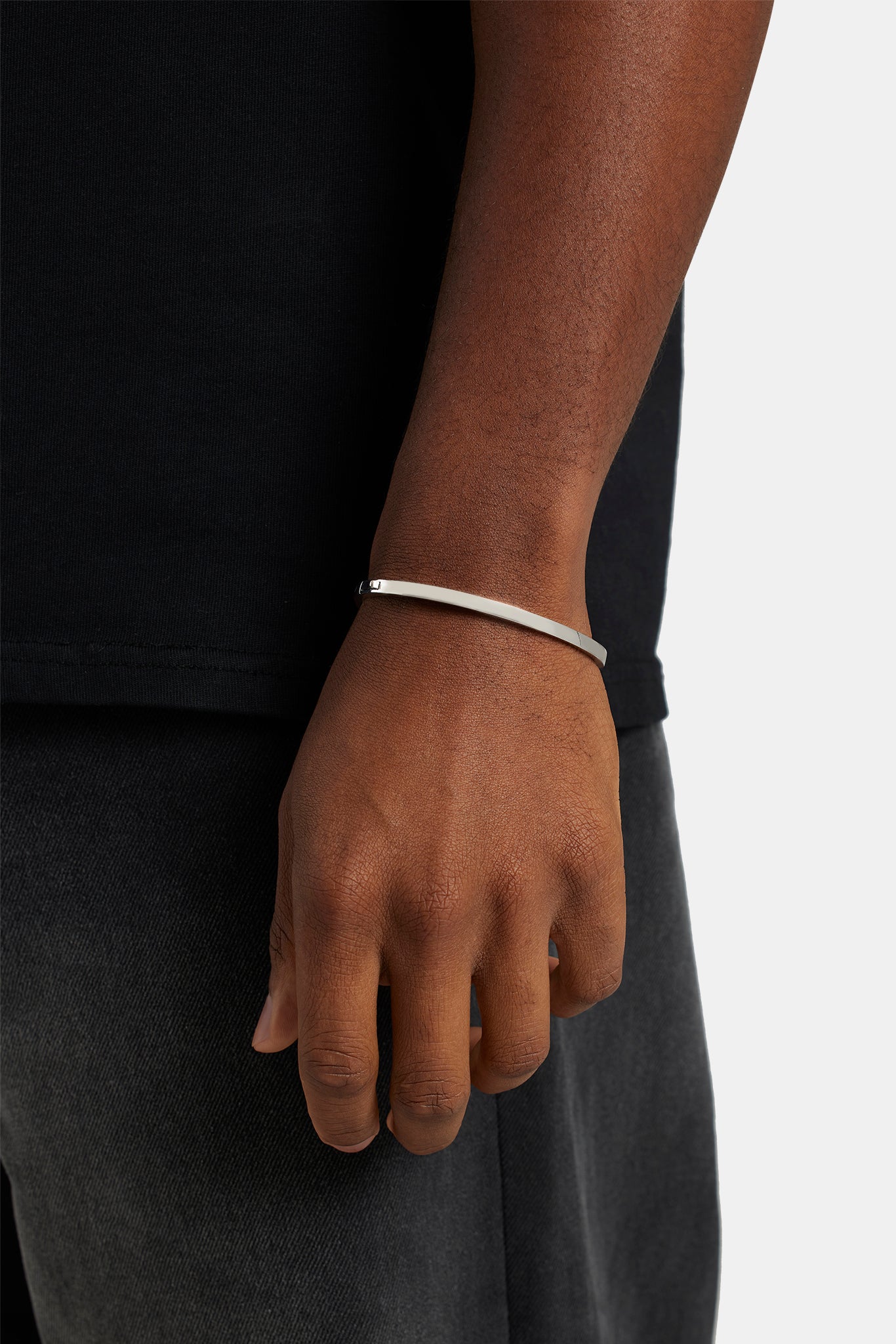 3 mm polierter Armreif